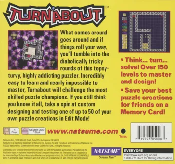 Turnabout (US) box cover back